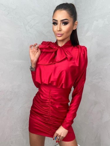 Sukienka mini LANA czerwona Sukienka mini LANA czerwona