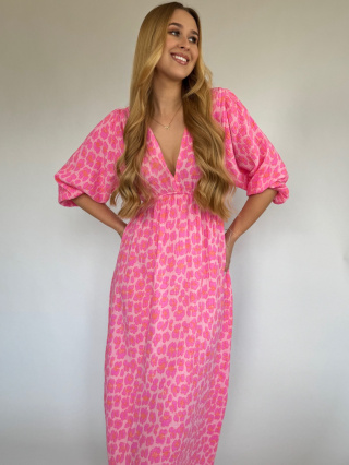 Sukienka muslinowa PINK