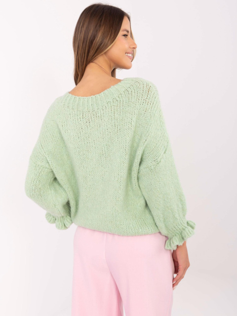 Sweter z ozdobnym rękawem Sweter z ozdobnym rękawem