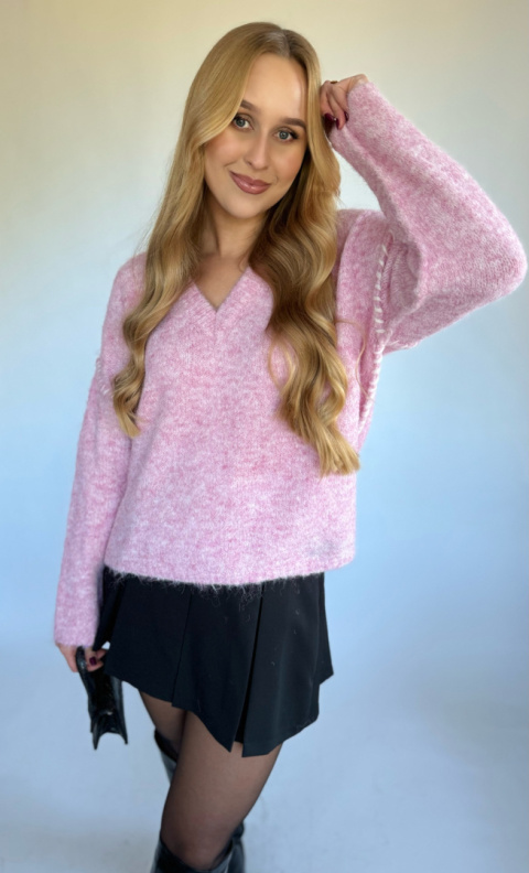 Sweter z przeszyciem ELSA Sweter z przeszyciem ELSA