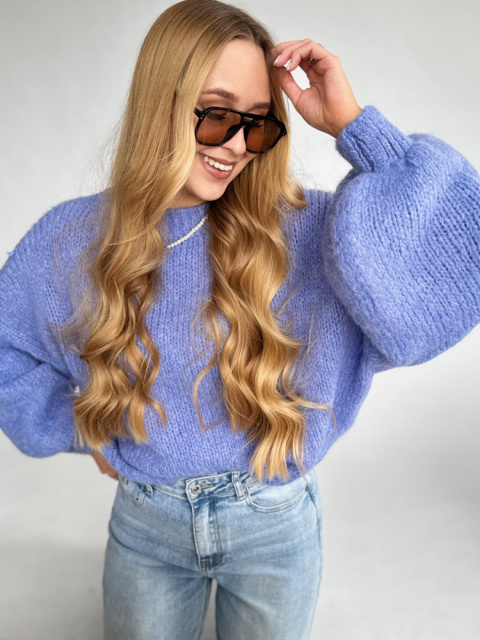 Sweter z wełną oversize Sweter z wełną oversize