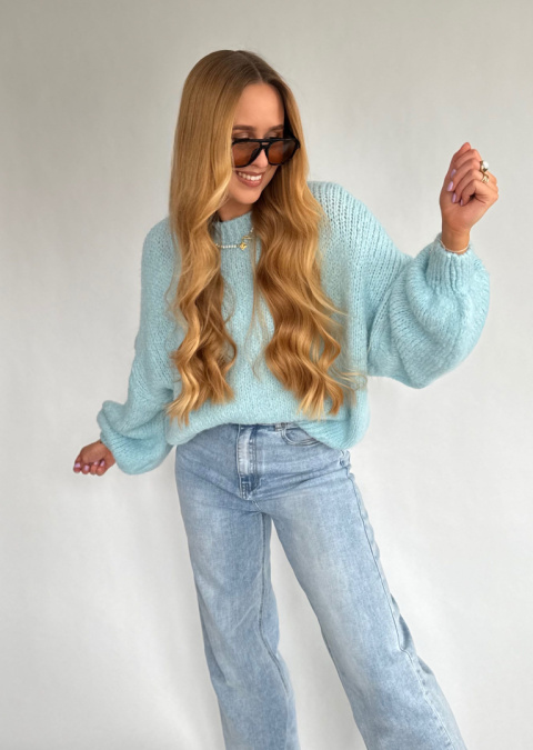 Sweter z wełną oversize Sweter z wełną oversize